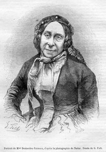 Marceline Desbordes Valmore肖像坟墓 作者 “Gérard” d'aprèsGeorges Fath d'aprèsNadar