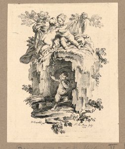 洞穴周围的小天使 作者 NoëlLe Mire