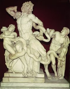 Laocoon，希腊化原始，1世纪（大理石）