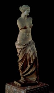 Venus de Milo，希腊，希腊化时期，公元前100年（大理石）（前视图见14152）