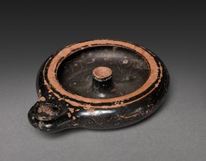 油灯，公元前 5 世纪（陶瓷） 作者 希腊学派