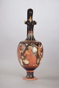 红白图Oinochoe，公元前310年（陶瓷） 作者 希腊学派