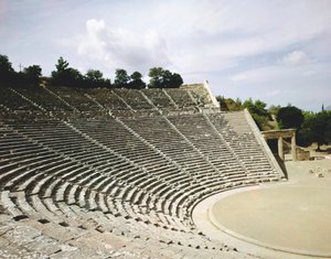 剧院的看法，c.360 BC 作者 希腊学派