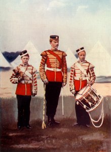 冷流卫队的鼓手和鼓手》，1900年。 作者 格里高利公司