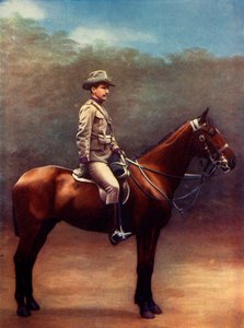 维多利亚骑兵队的军官》，1901年。