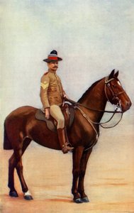 新南威尔士州长枪队的军士长》，1900年。 作者 格里高利公司