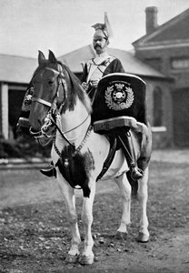 第十七枪骑兵的鼓马，1896年