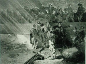 格鲁吉亚Kahetie的酿酒业，图版31来自一本关于高加索的书，由Adolphe Mouilleron（1820-81）雕刻，巴黎Alfred Leon Lemercier出版。