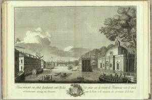 从石窟书到圣彼得堡成立50周年的丰坦卡河景观，1753年 作者 格里高利·阿尼凯维奇·卡恰洛夫（Grigory Anikeevich Kachalov）