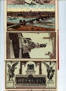 来自美因茨科隆的莱茵河最新全景图，（10） 作者 格罗斯S. Hofbuchbinderei和Albumfabrik Eisenach摄影。Lithogr。 v。威尔·舒尔茨