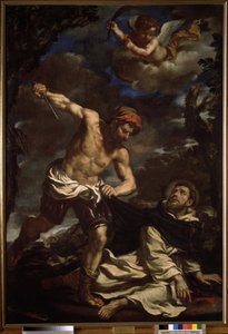 乔瓦尼·弗朗切斯科·巴比耶里（Giovanni Francesco Barbieri）的画作《圣彼得的殉难》，又名 Il Guercino（Guercino）（1591-1666 年）1625-1630 年，莫斯科普希金博物馆