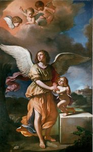 The Guardian Angel (oil on canvas