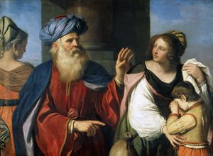 亚伯拉罕赶走夏甲和以实玛利，1657年。