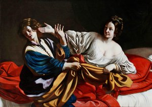 约瑟夫和波提乏斯的妻子，1631年 作者 格尔奇诺