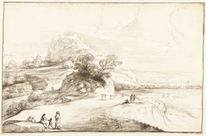 远眺山景 作者 格尔奇诺