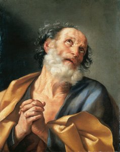 意大利，圣彼得哭泣的肖像 作者 吉多·雷尼（Guido Reni）