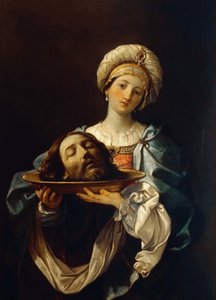萨洛米抱着施洗者约翰的头，约1638年。 作者 吉多·雷尼（Guido Reni）