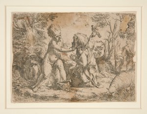 圣婴耶稣和施洗者圣约翰 作者 吉多·雷尼（Guido Reni）