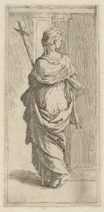 戴十字架的女孩 作者 吉多·雷尼（Guido Reni），在帕玛强尼诺之后