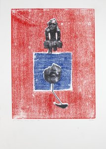 看不见的房间》，2019 年第 3 期（木刻和丝网版画） 作者 吉尔赫姆·庞特斯（Guilherme Pontes）