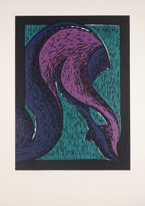 双腿交叉 Nº2，2019 年（线刻画）