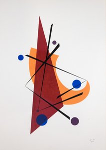 第五号机芯，2019（丝网印刷） 作者 吉尔赫姆·庞特斯（Guilherme Pontes）