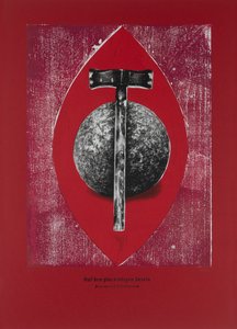在有福之岛，查拉图斯特拉如是说，2024 年（木刻和丝网版画）