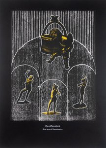 舞曲》，《查拉图斯特拉如是说》，2024 年（木刻和丝网版画）