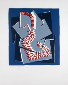 蕨类植物女人》，2019 年第 2 期（油印版画） 作者 吉尔赫姆·庞特斯（Guilherme Pontes）