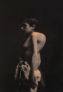 驼背男孩的肖像，c.1855-57