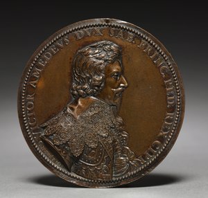 开胃菜的维克托·阿梅德乌斯（Victor Amedeus）肖像，1636年。 作者 纪尧姆·杜普雷（Guillaume Dupre）
