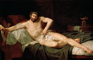尤蒂卡，c1795的卡托。 作者 纪尧姆·莱瑟尔（Guillaume Lethiere）