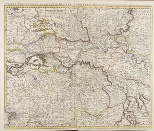 Gueldre hollandoise avec les pais, duchez et comtez voisins / par le sr.Sanson geographe du roy 作者 纪尧姆·桑森（Guillaume Sanson）
