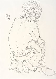 女性裸体，在时间的边缘
