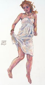 女人的画像，春天觉醒