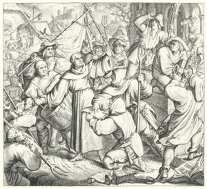 马丁路德鼓吹反叛者和农民战争（版画） 作者 古斯塔夫·费迪南德·利奥波德·科尼格