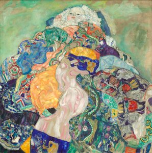 婴儿（摇篮），1917-18 作者 古斯塔夫·克里姆特