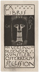 Ver Sacrum的书碟，由Gerlach，Schenk和Seeman出版，1898-99年 作者 古斯塔夫·克里姆特