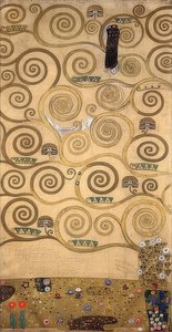Stoclet饰带的设计。细节。 1905-09 作者 古斯塔夫·克里姆特