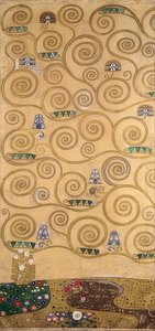 Stoclet饰带的设计。细节。 1905-09 作者 古斯塔夫·克里姆特