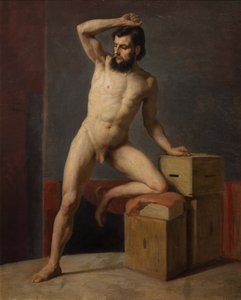 男性裸体 作者 古斯塔夫·克里姆特