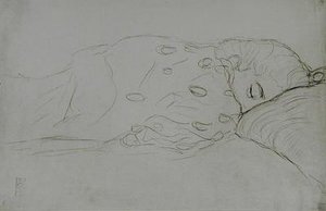 裸体睡眠 作者 古斯塔夫·克里姆特
