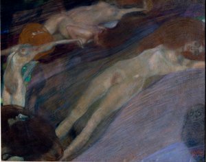 古斯塔夫·克里姆特（Gustav Klimt，1862-1918 年）的绘画作品。 1898 年尺寸 52x65 厘米 Osterreichische Galerie Belvedere，维也纳。 作者 Gustav Klimt