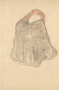 女人坐着 作者 古斯塔夫·克里姆特
