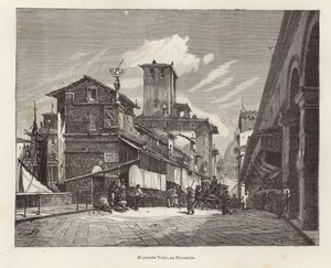佛罗伦萨的Ponte Vecchio 作者 古斯塔夫·鲍尔芬德