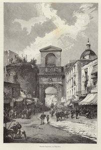 Porta Capuana在那不勒斯 作者 古斯塔夫·鲍尔芬德