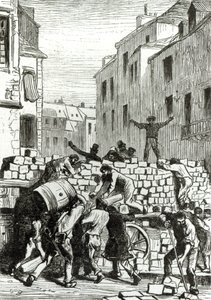 街垒，维克多·雨果的“悲惨世界”插图（1802-85）