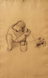 画家学习 作者 古斯塔夫·卡耶博特