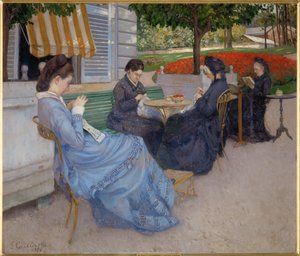 乡村肖像（布面油画） 作者 古斯塔夫·卡耶博特