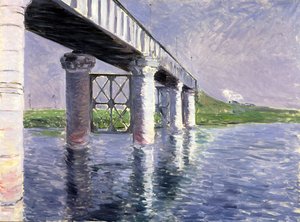 Argenteuil大桥，1885年或1887年 作者 古斯塔夫·卡耶博特
